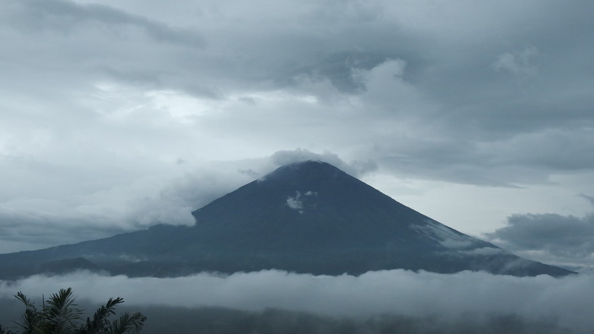 Bali, Karangasem, Indonesia. Mount Agung view, shot0001