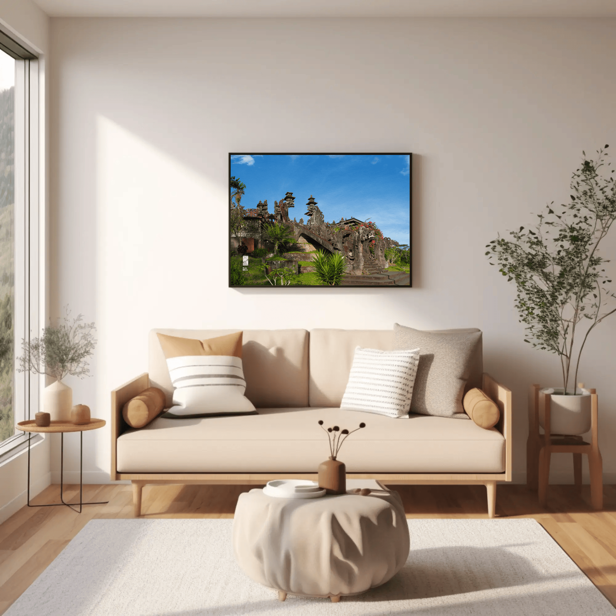 Hindu Temple Canvas Bali Mother Temple mockup 11 interior