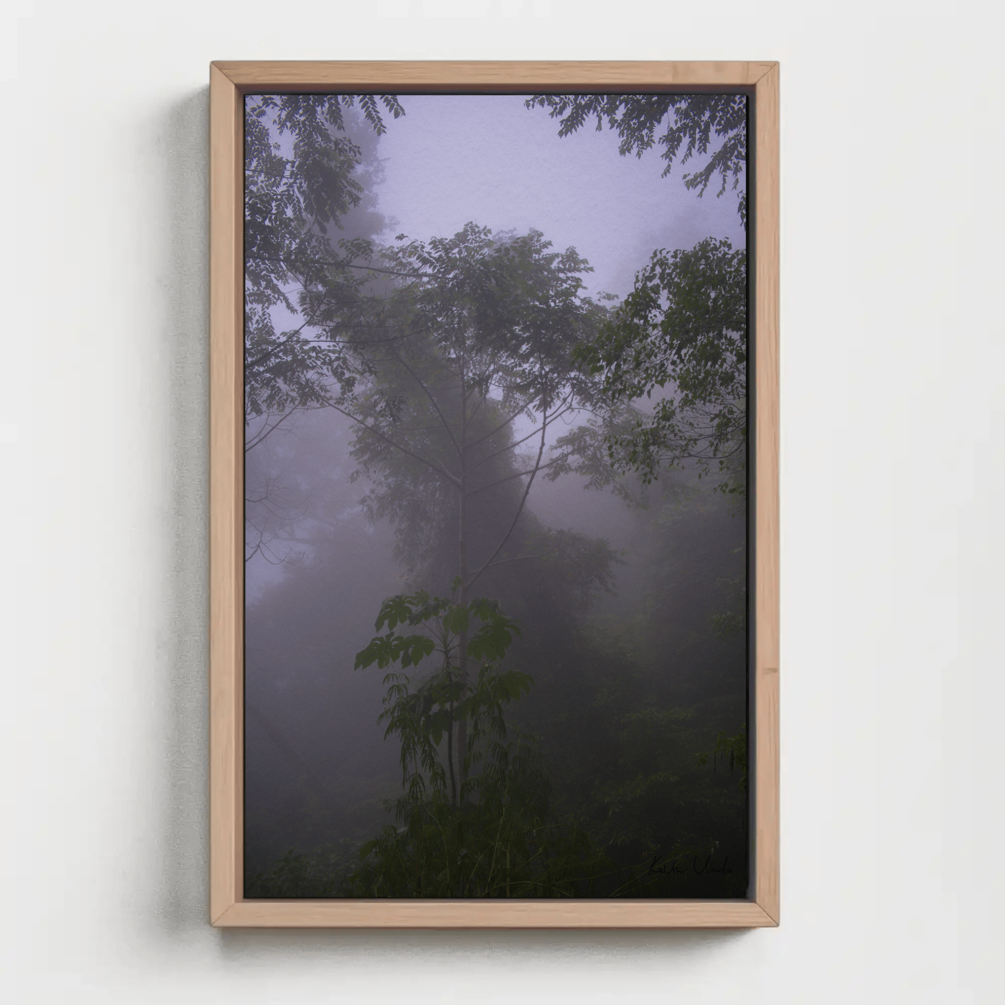 Jungle high resolution photo print, East Nusa Tenggara, framed mockup 5 | Kevin Winda