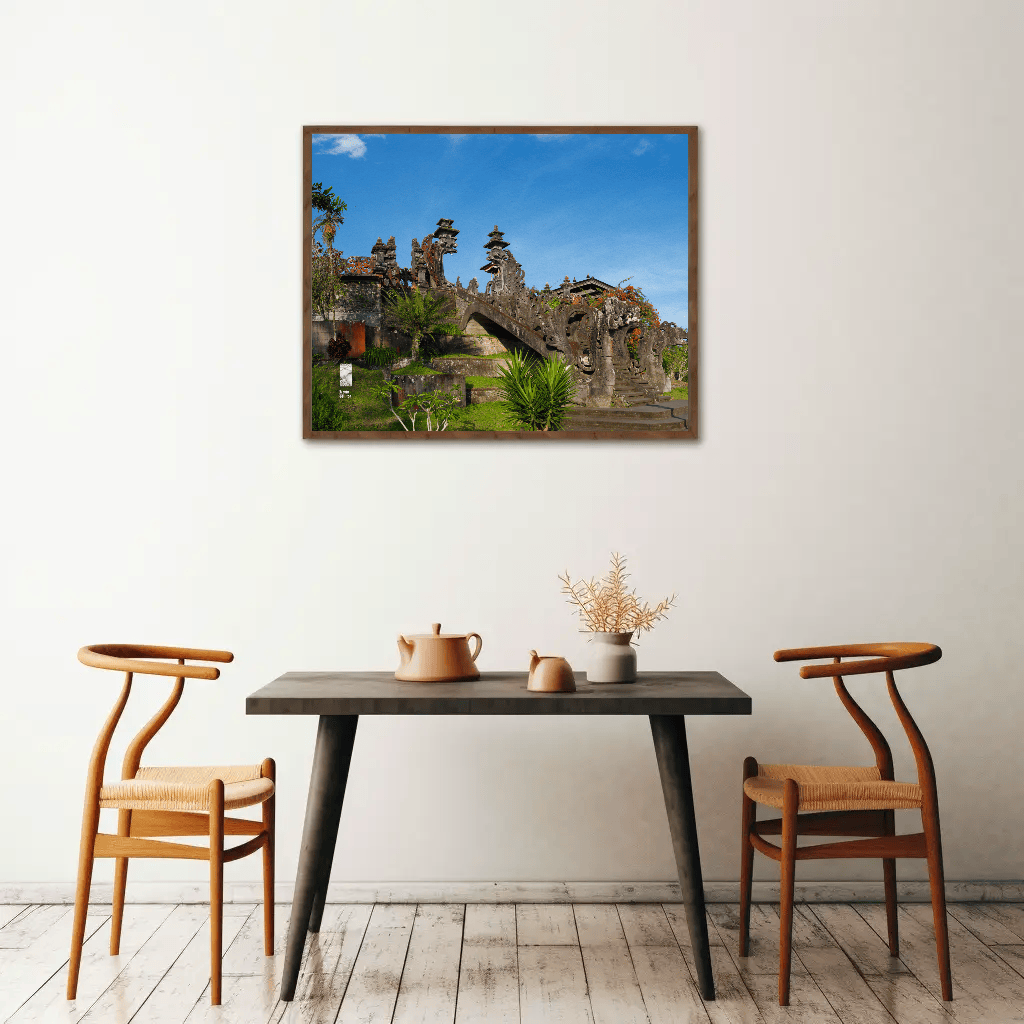 Hindu Temple Canvas photo print mockup 15
