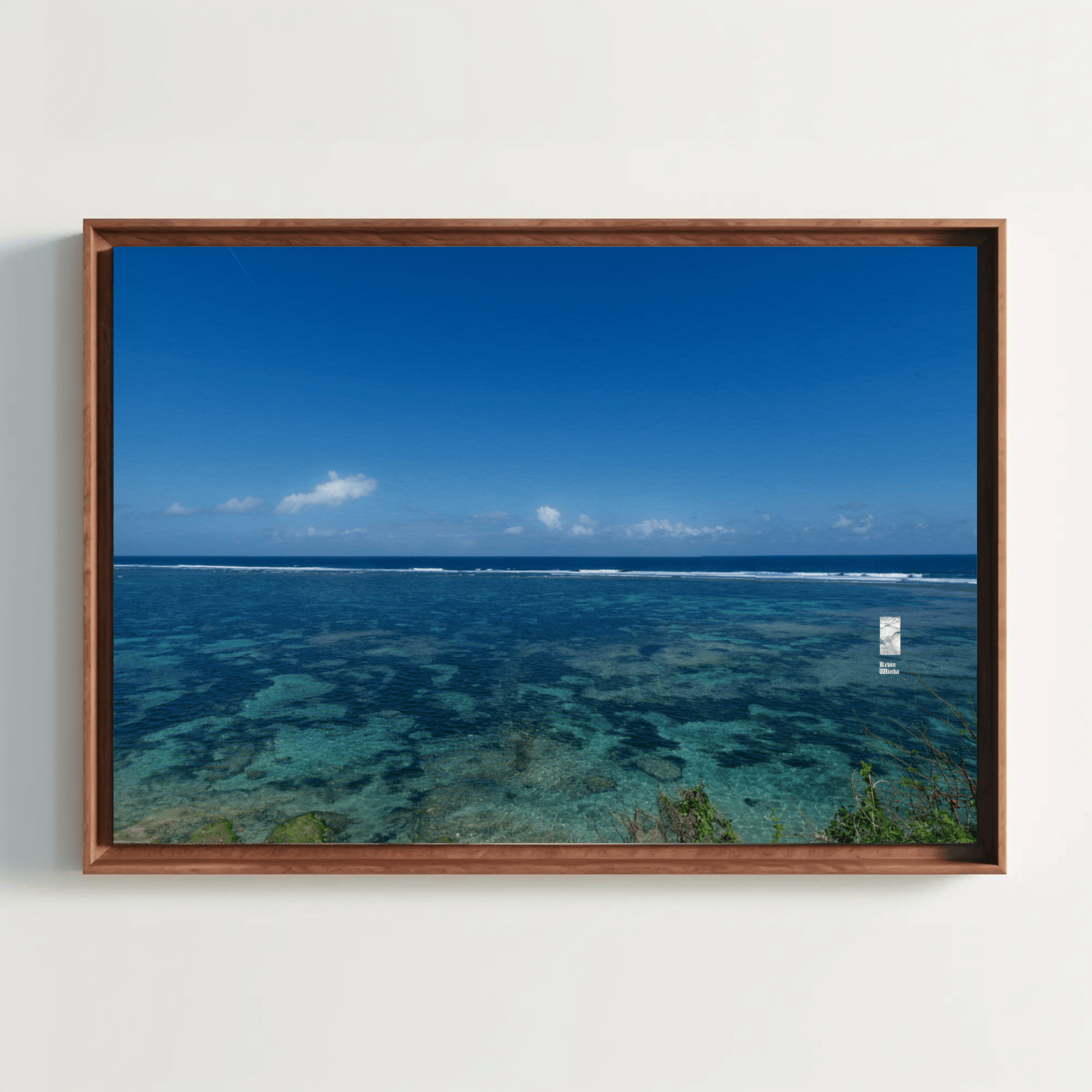 Ocean Beach Canvas Photo Print Bali Uluwatu Batu Barak