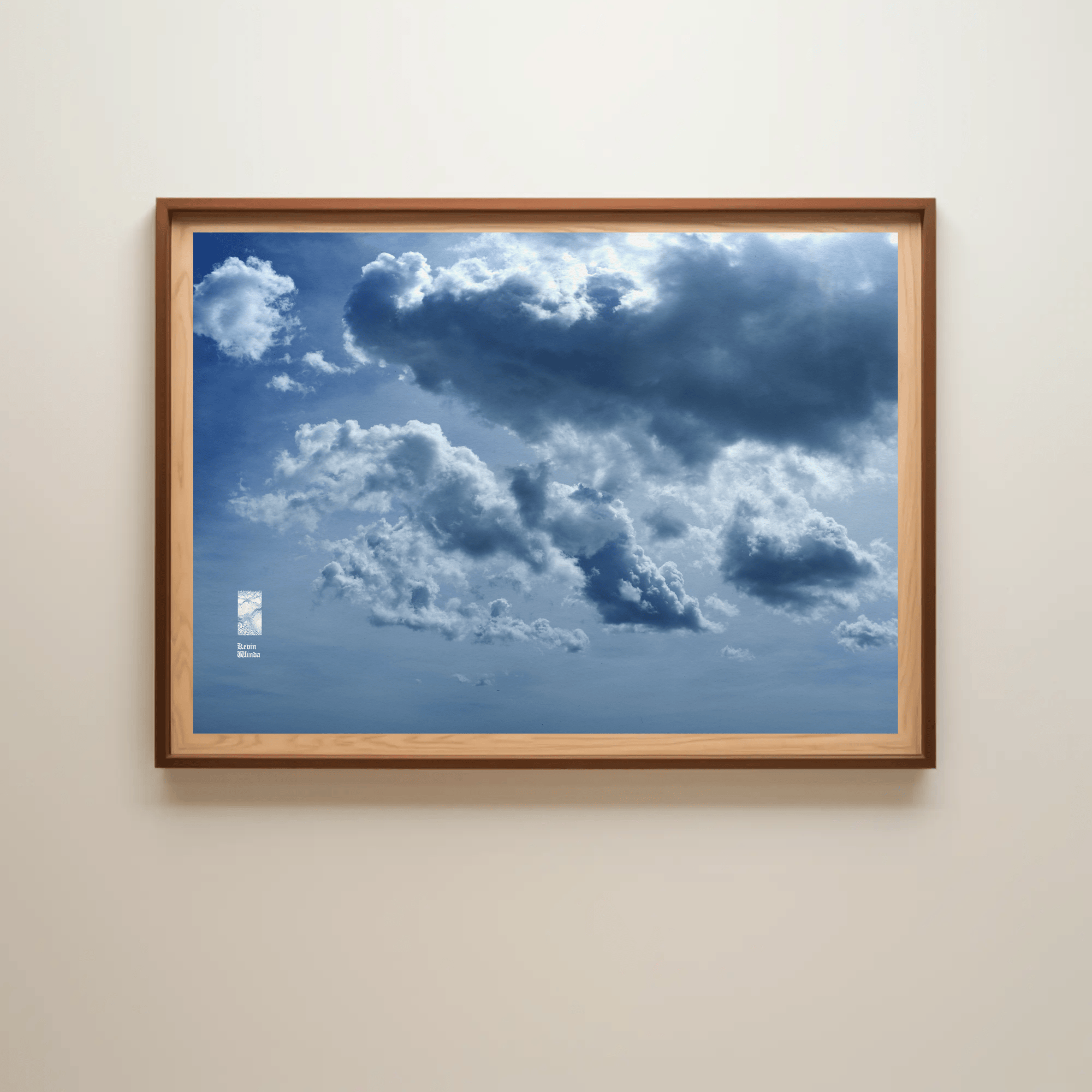 Sky canvas photo print clouds Rote Island Indonesia