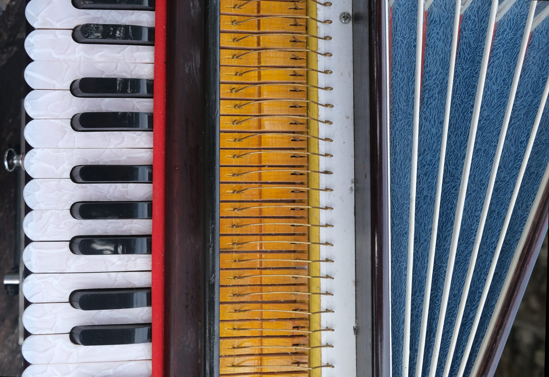 Traditional instruments like tanpura, flute and harmonium used in healing drone music