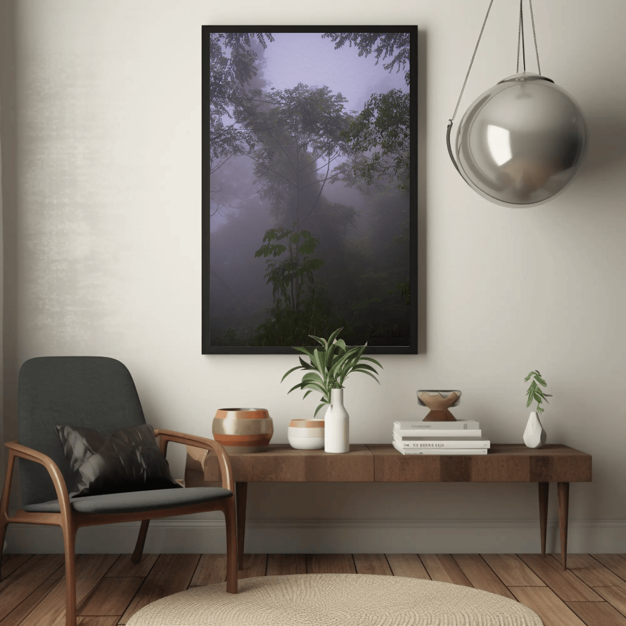 Jungle high quality canvas photo print, East Nusa Tenggara, framed mockup 7 | Kevin Winda