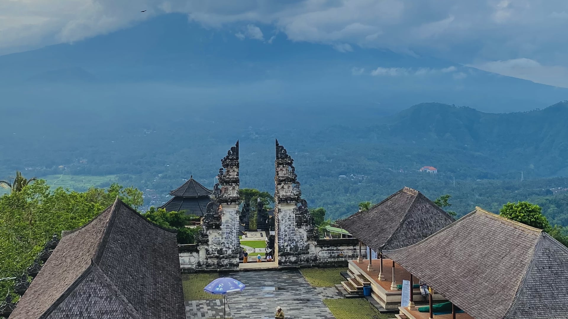 Lempuyang Temple, Bali, Indonesia. Sacred Hindu Temple Sunset, Mountain Agung, Gates, Entrance, Dress, History, Stairs