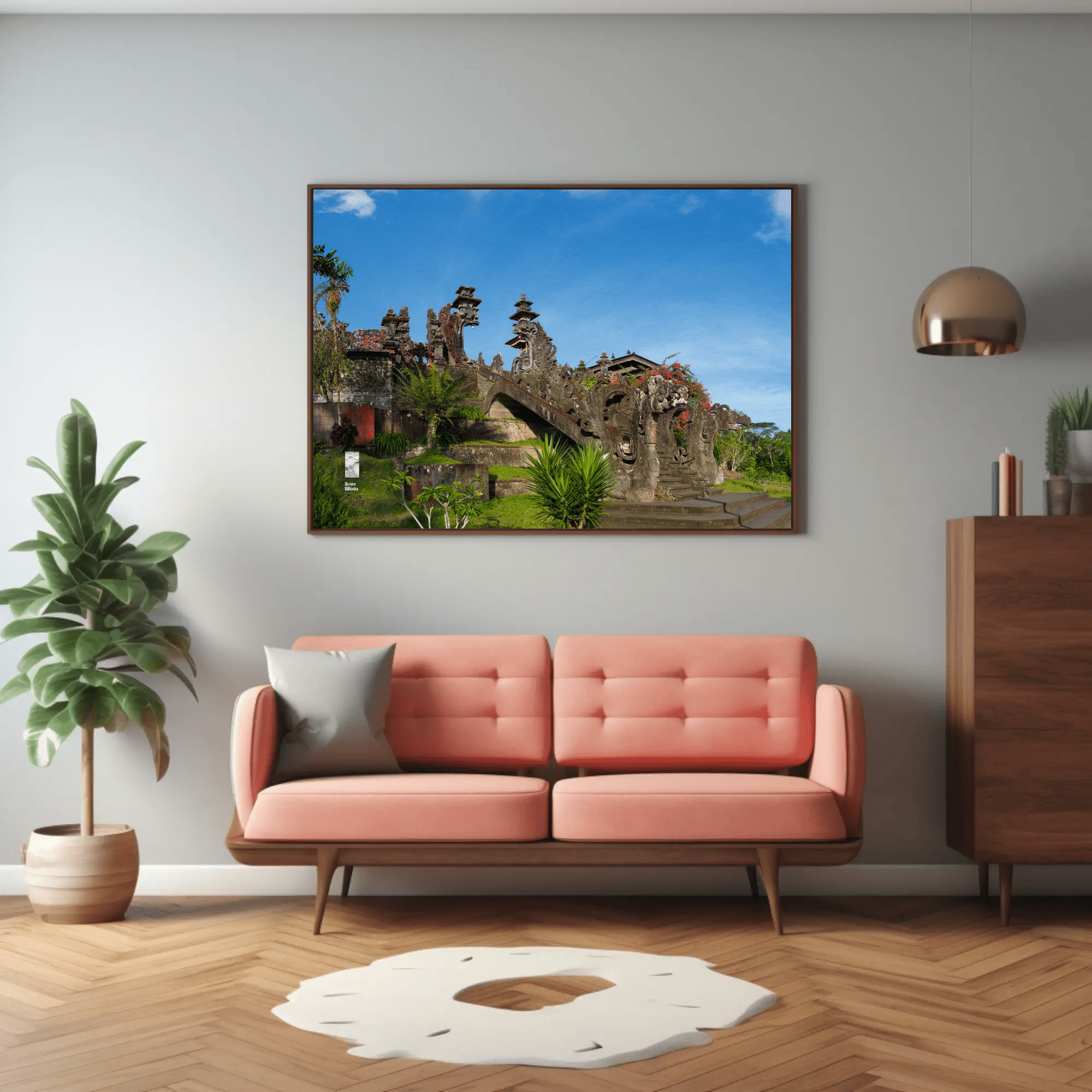 Hindu Temple Canvas Bali mockup 13