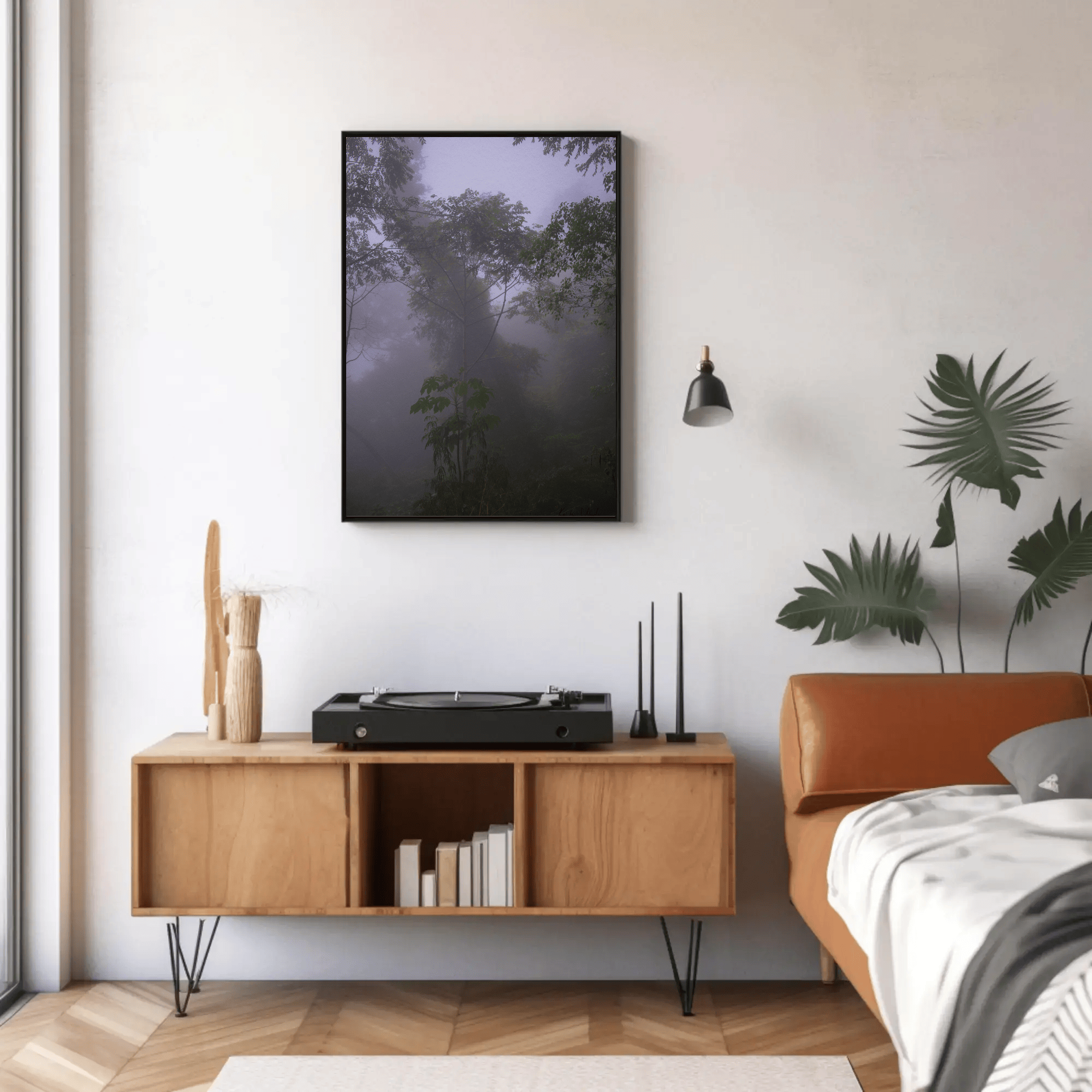 Jungle high quality photo print, East Nusa Tenggara, framed mockup 6 | Kevin Winda