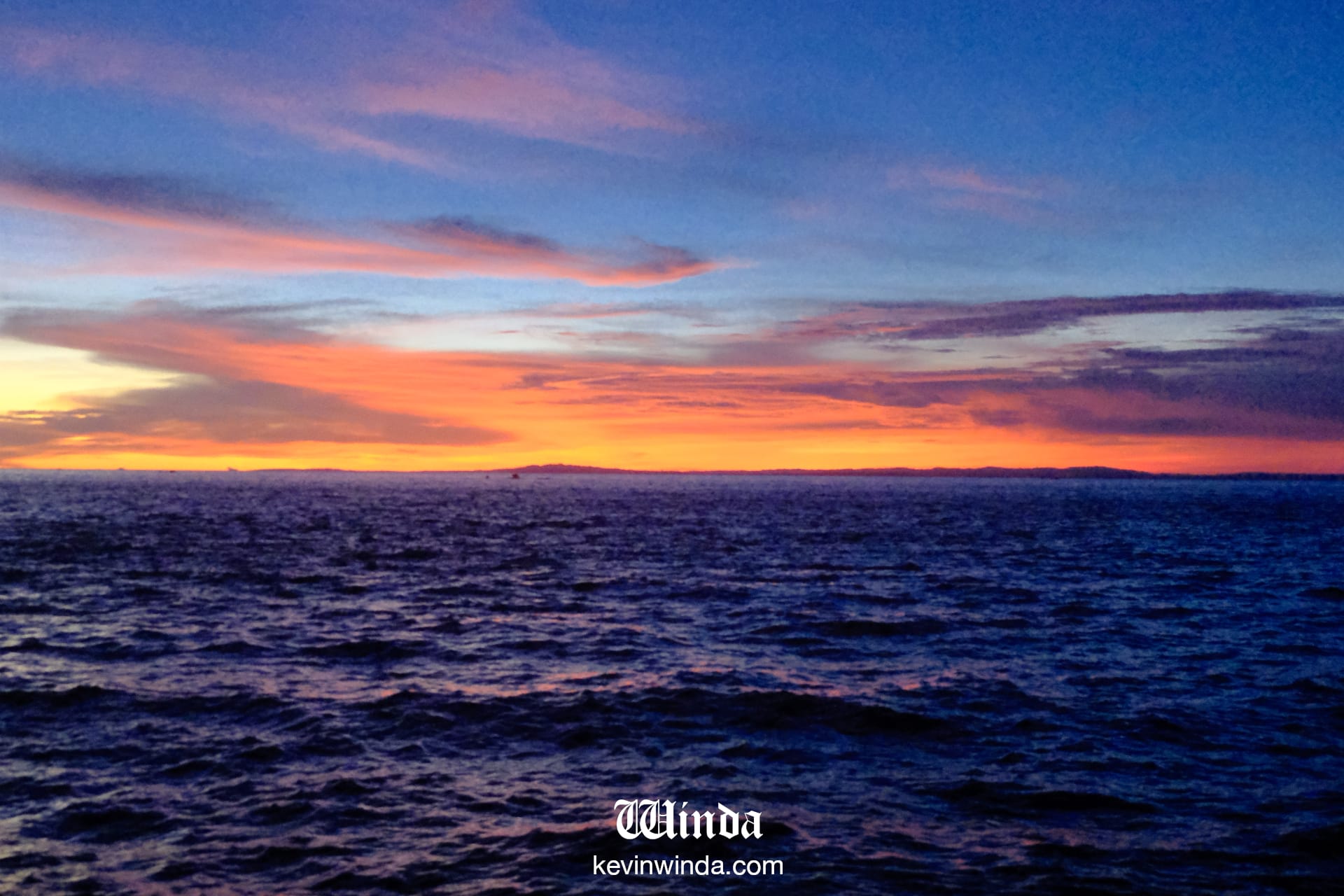 Sunset meditation on Wakatobi beach