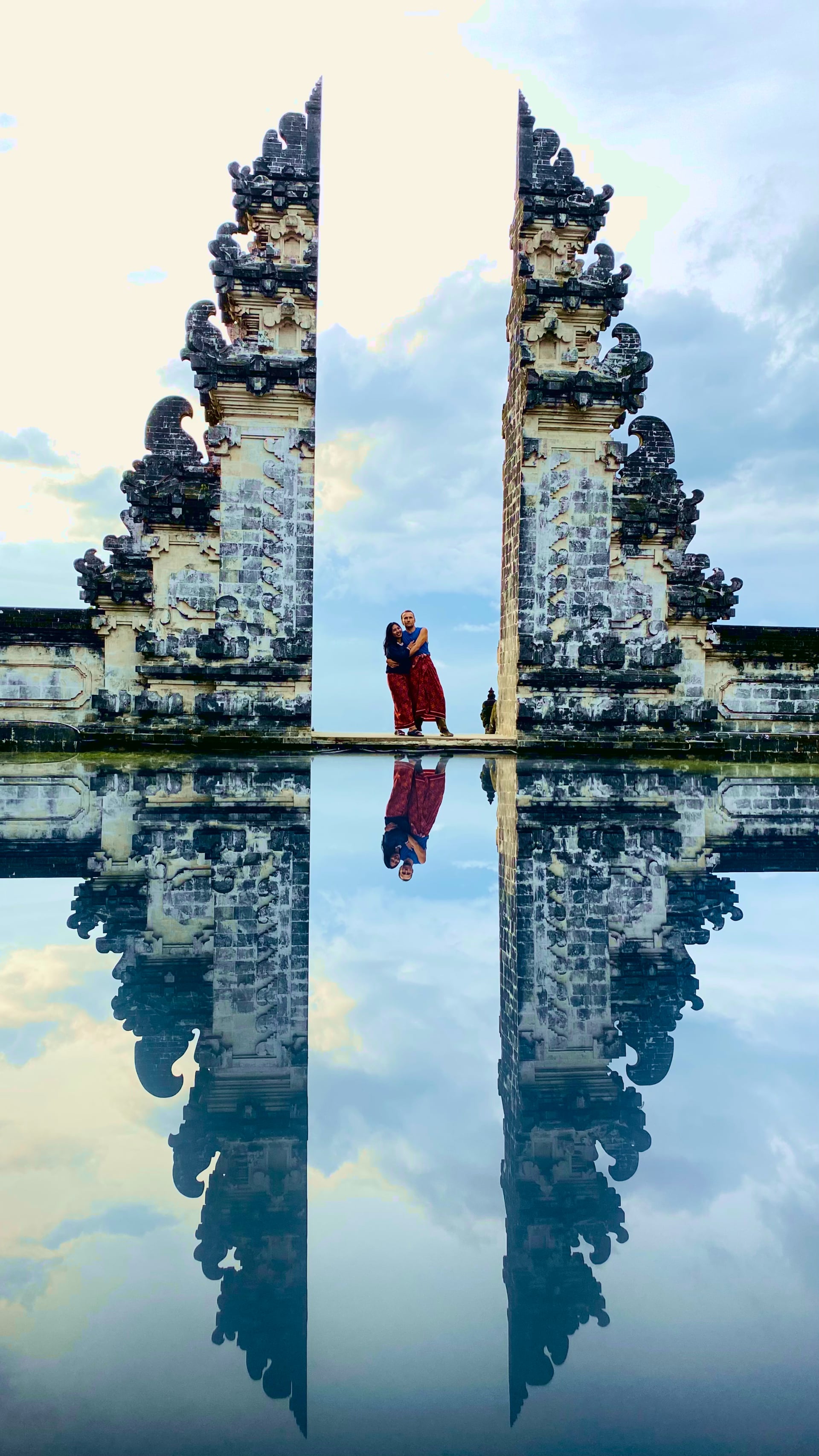 Lempuyang Temple Gates of Heaven Photo effect Bali