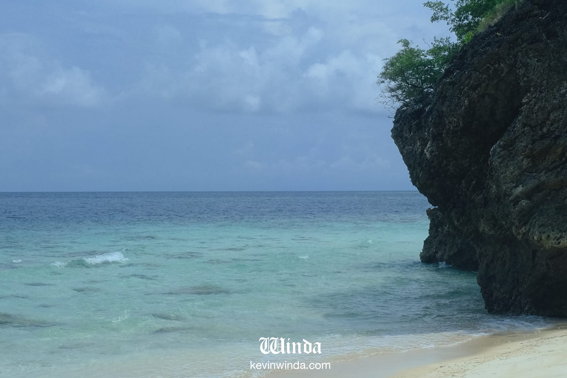 Wakatobi islands turquoise waters, reefs, cliffs and ocean