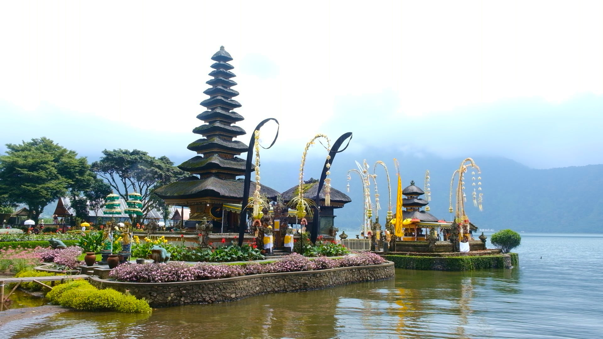 Ulun Danu Beratan Temple - major Hindu Shaivite Temple, Bali Indonesia